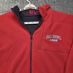 Reebok NFL Pro Bowl 2008 Reversible Jacket Men's 3XL Navy/Red Fleece Coat Hawaii